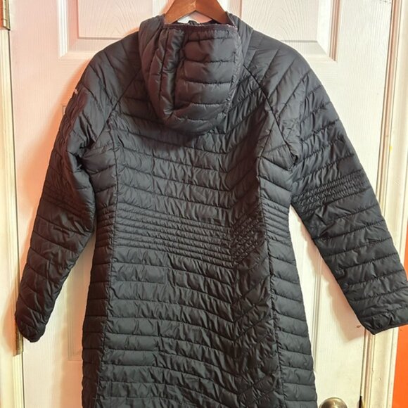 Columbia Women's Black Quilted Puffer Jacket, Size L pre owned - Picture 7 of 15